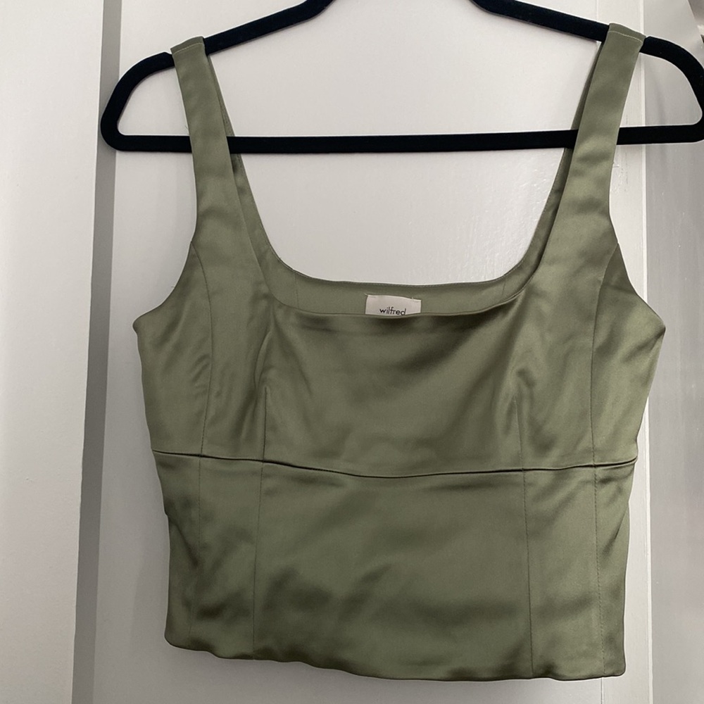 Aritzia Wilfred Shine Bustier